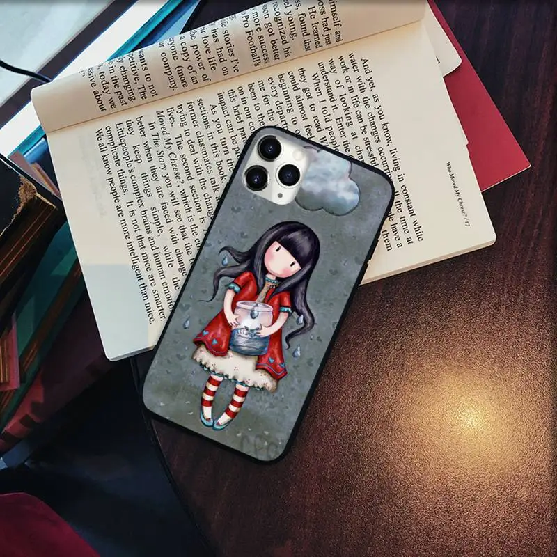 

Santoro Gorjuss Phone Case for iPhone 11 12 pro XS MAX 8 7 6 6S Plus X 5S SE 2020 XR Soft silicone Cover Funda Shell