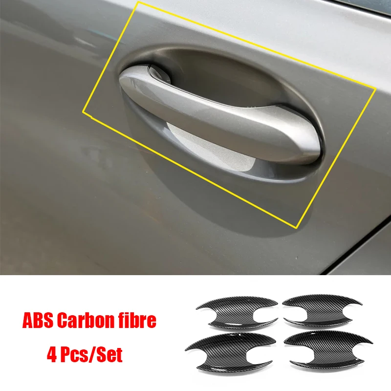 For BMW 3 Series G20 2019 2020 ABS Plastic Car Door handle Bowl protector Sticker Cover Trim Styling Accessories 4pcs | Автомобили и