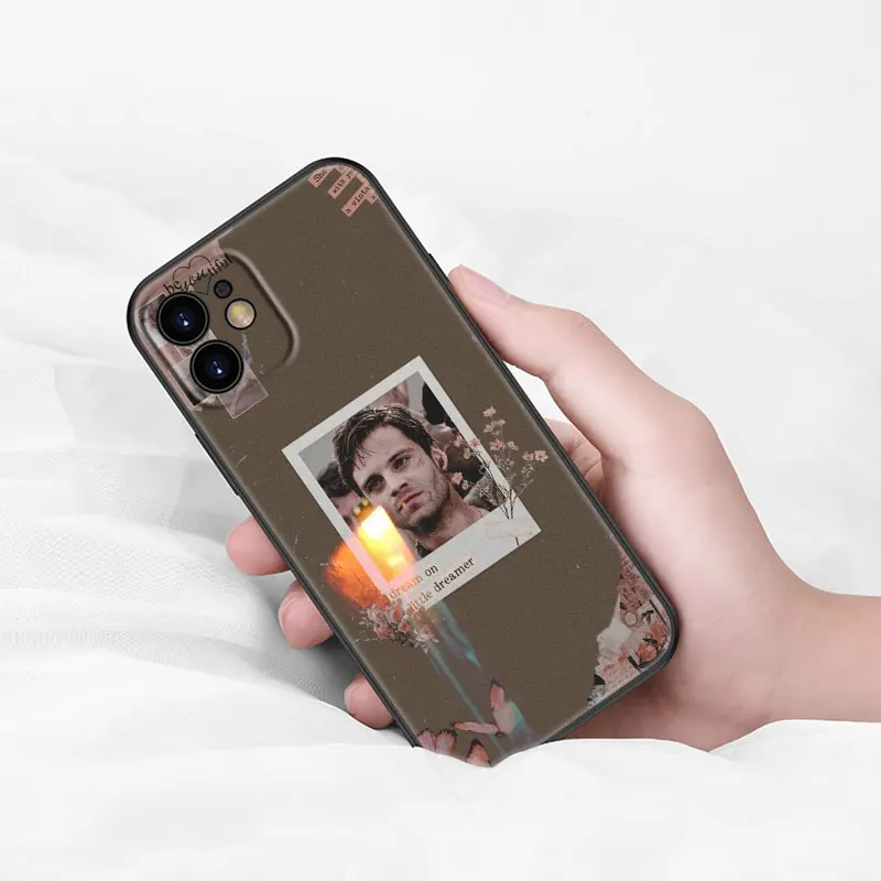 Чехол Bucky Barnes для Apple iPhone 13 12 Mini 11 Pro Max XR X XS MAX 6 6S 7 8 Plus 5 5S SE 2020 черный чехол Coque Funda |