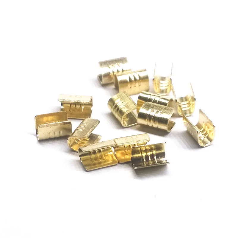

50pcs 100pcs 454 series 454A crimp button cold press connector wire terminal connector cable lug Sertir 0.5-2 copper