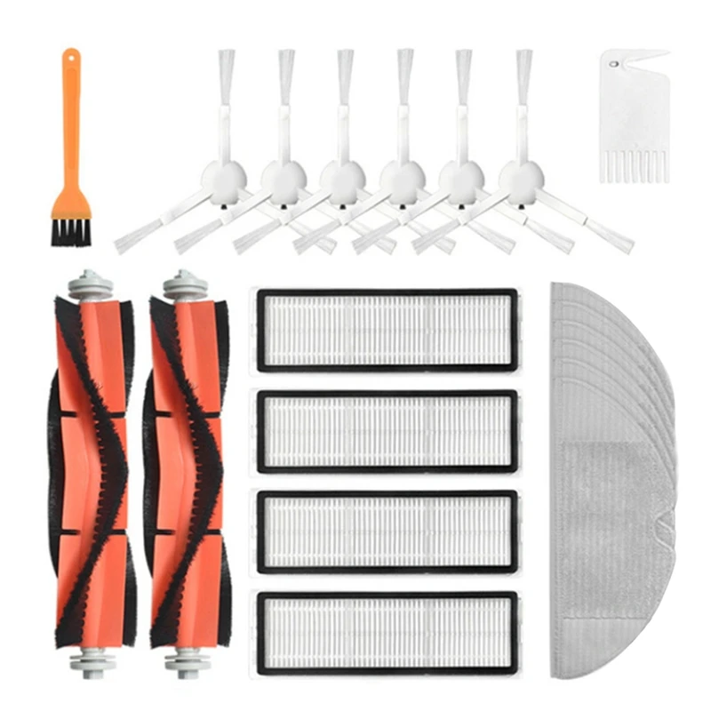 

HEPA Filter Mop Cloth Main Side Brush for XIAOMI 1C STYTJ01ZHM Dreame F9 Robot Vacuum Cleaner Spare Parts