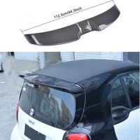 carbon fiber exterior rear spoiler tail trunk boot wing decoration for merced benz smart fortwo fourfour 453 spoiler 2016 2018