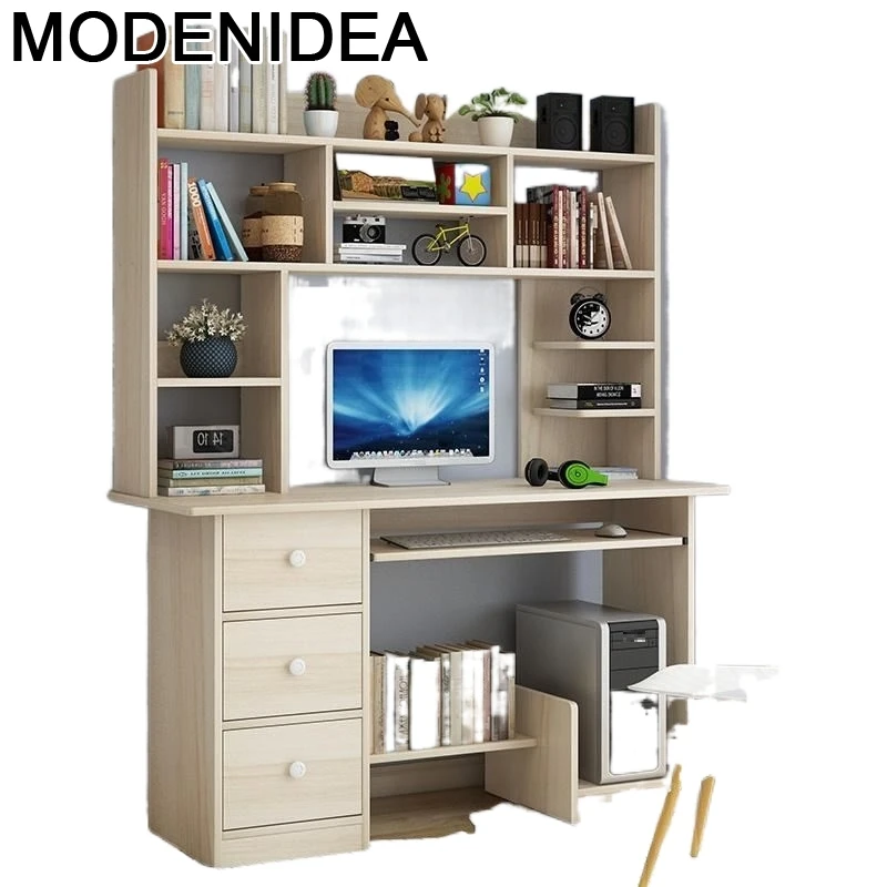 

Portable Tray Office Bureau Meuble Tavolo Scrivania Bed Tafel Para Notebook Mesa Stand Desk Laptop Computer Table With Bookcase