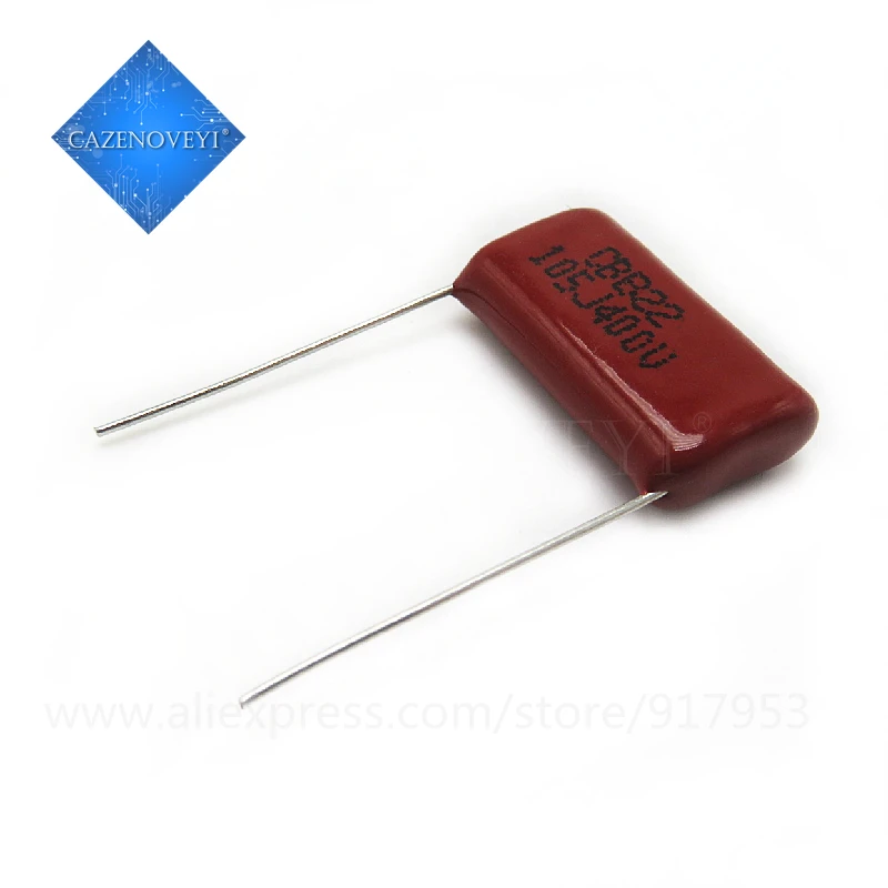 10 шт./лот 400V105 1 мкФ CBB Passo 20 мм 400V105J 105 105J 1000NF конденсаторе пленка из полипропилена в