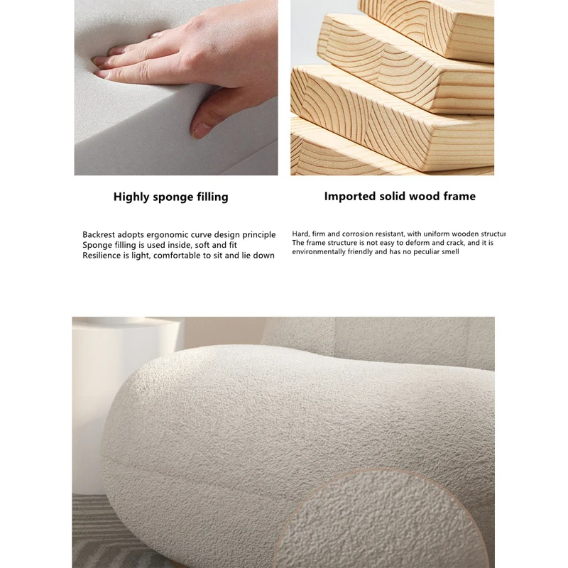 Ленивый диван-татами для гостиной кресло отдыха на балконе Маленькое эркера из