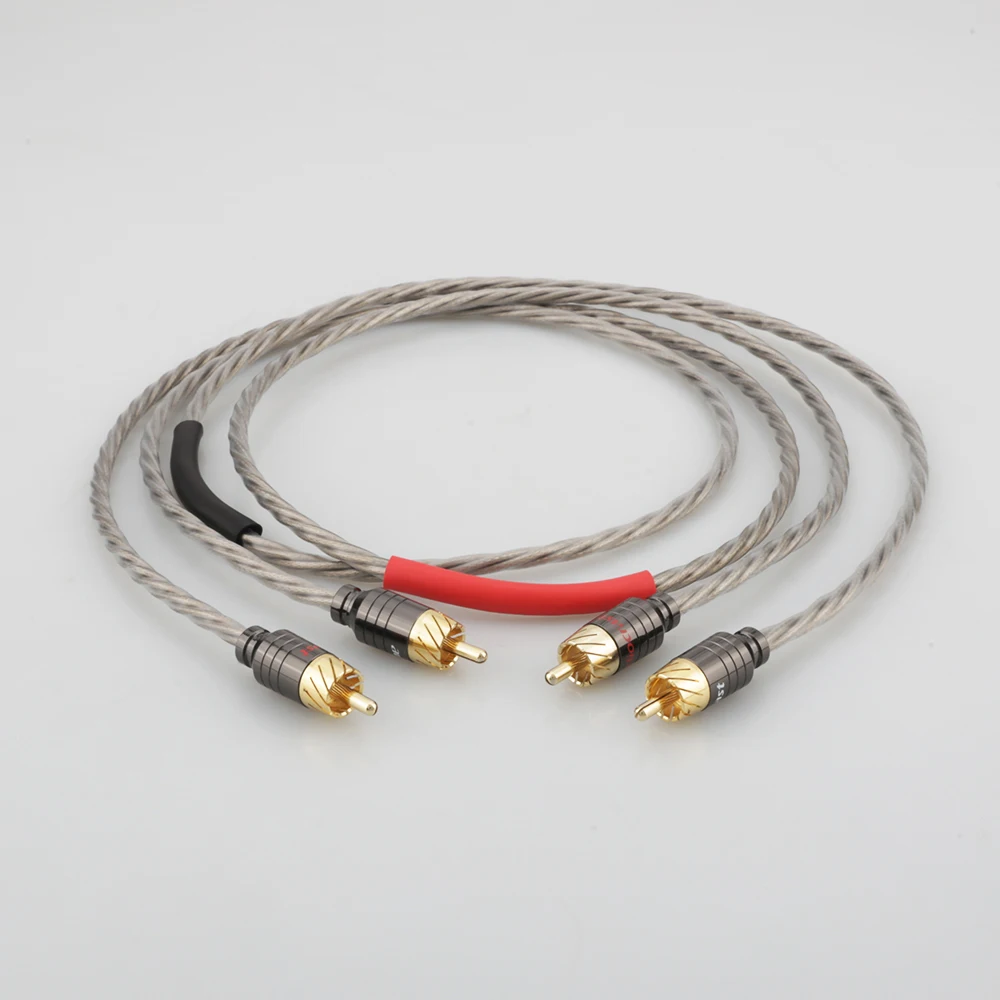 HI End Odin посеребренный RCA Межблочный кабель к аудио аналоговый phono для CD AMP|Кабели VGA|
