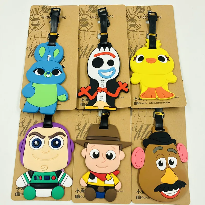 Действие История Игрушек 4 багажные бирки FORKY Bunny Ducky Aliens Lotso модель подарок для