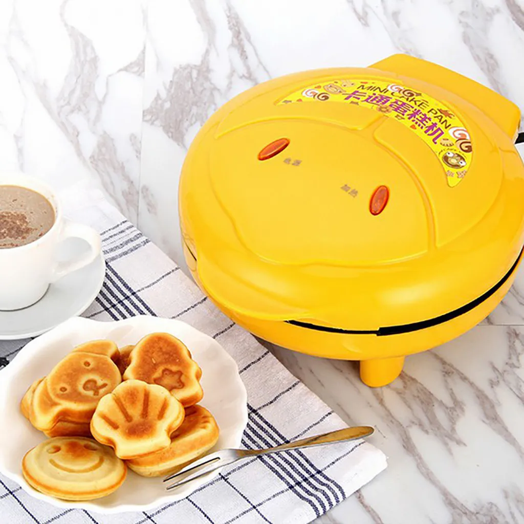 

Home Bread Cake Machine Automatic Cartoon Mini Children's Bread Machine Heating Baking Breakfast Machine 4.15
