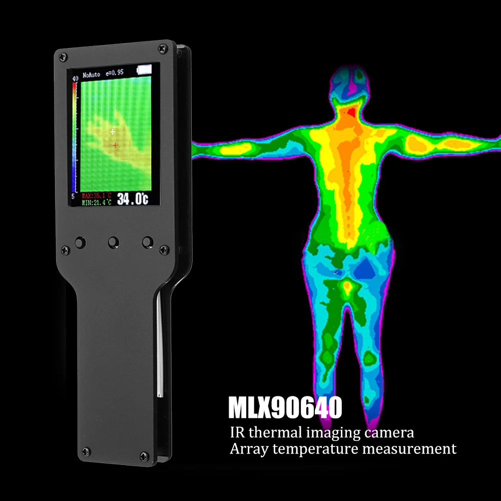 

Digital LCD Display Screen Handheld Infrared Thermal Imager Thermal Imaging Camera Thermometer Measurement Instrument