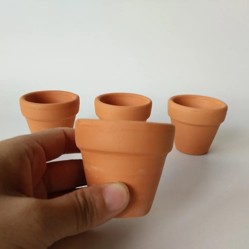 Керамические глиняные садовые терракотовые горшки 100 шт./лот D3XH3cm для рассады