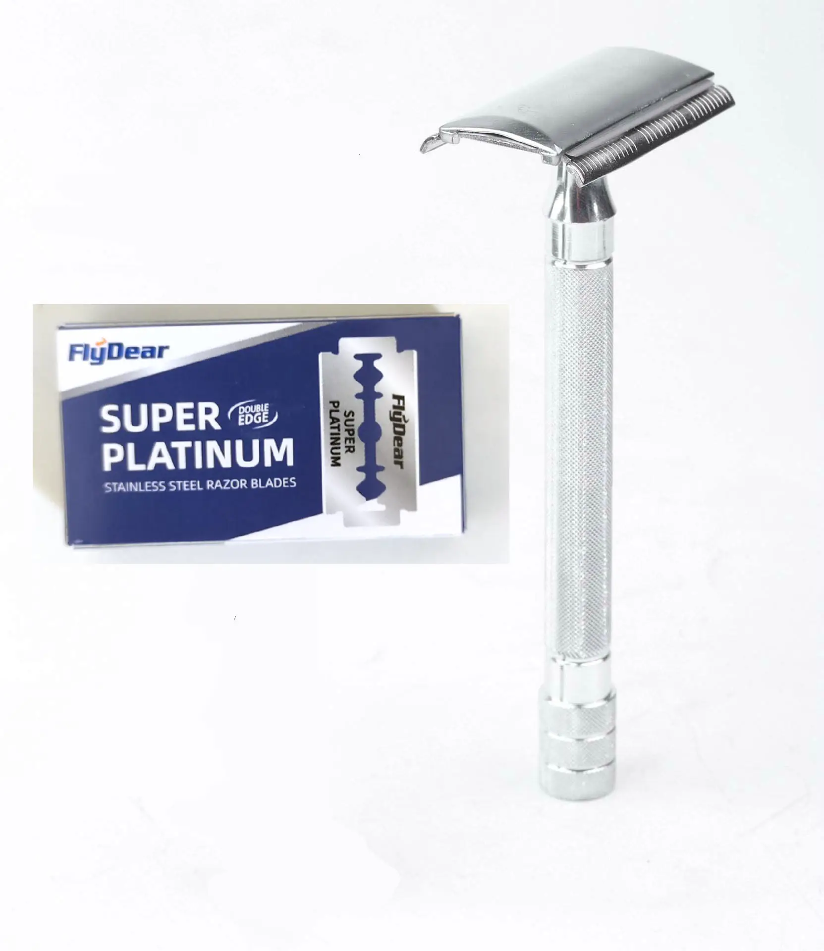 10 шт. лезвий + бритва винтажные ручные двусторонние бритвы Гламурные мужские и