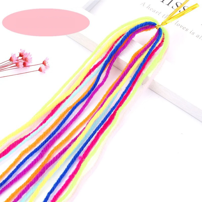 

Decorative Rope Braiding Girl Party Popular Hair Accessories Ribbon Embroidery Braids Wire Wraps Styling String
