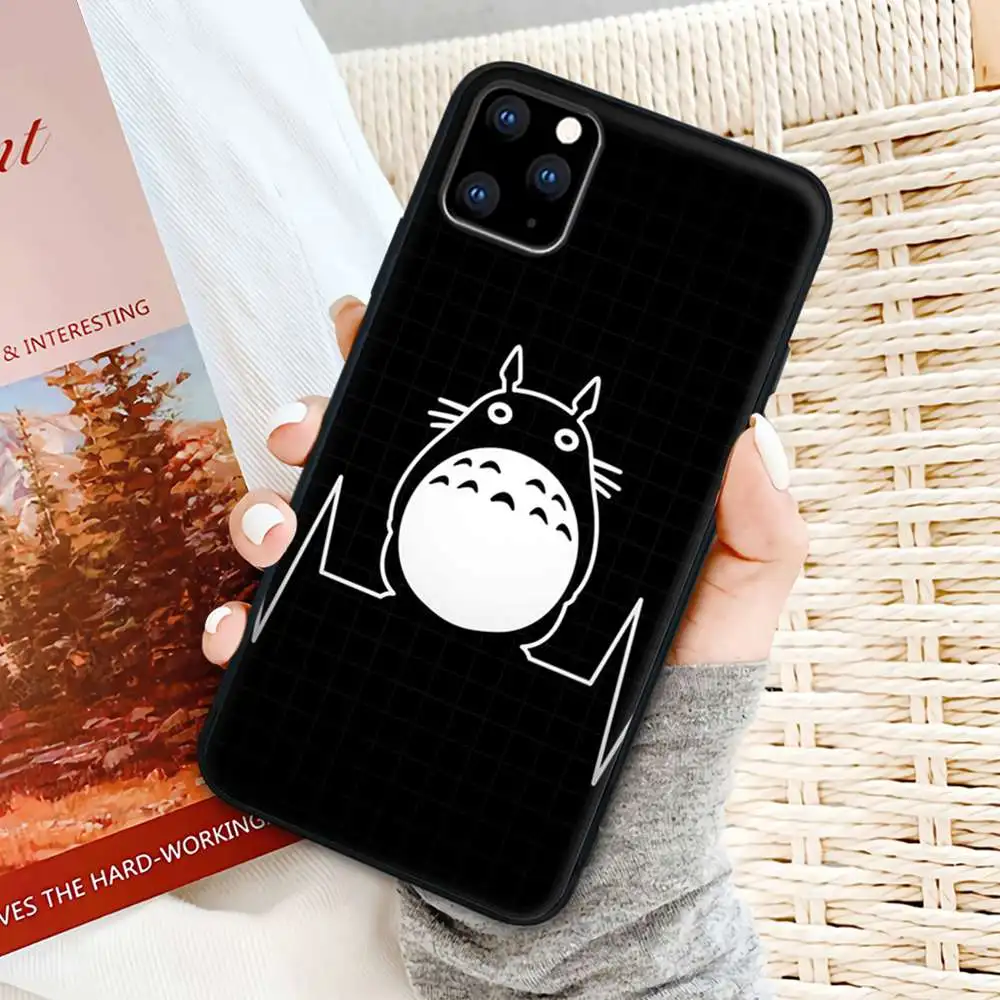 

Hot Selling Cartoon Spirited Away Totoro Cellphone Case For Iphone 12 11 Pro Xs Max 6s 7 8 Plus Xr Xs X 5s Se 2020 Cover