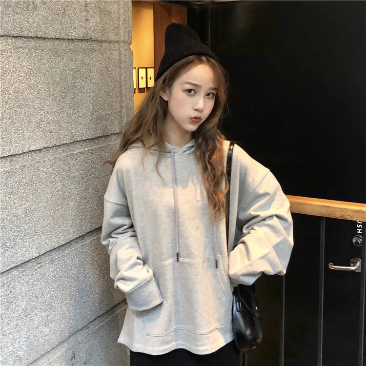 Свободные весенне-осенние толстовки Повседневная Женская одежда модный бренд