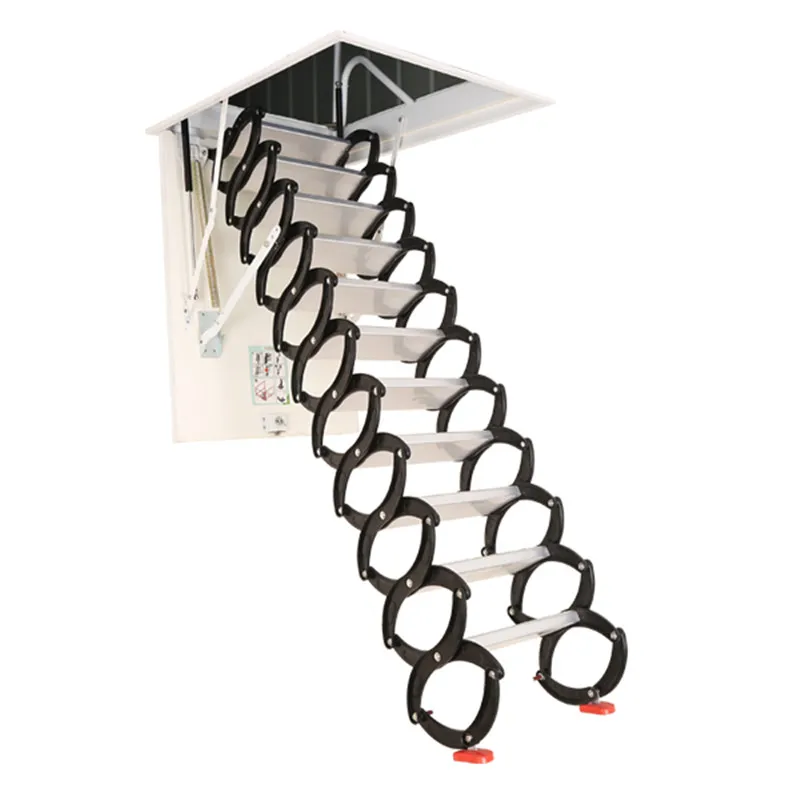 

Thickened titanium magnesium alloy attic telescopic stairs