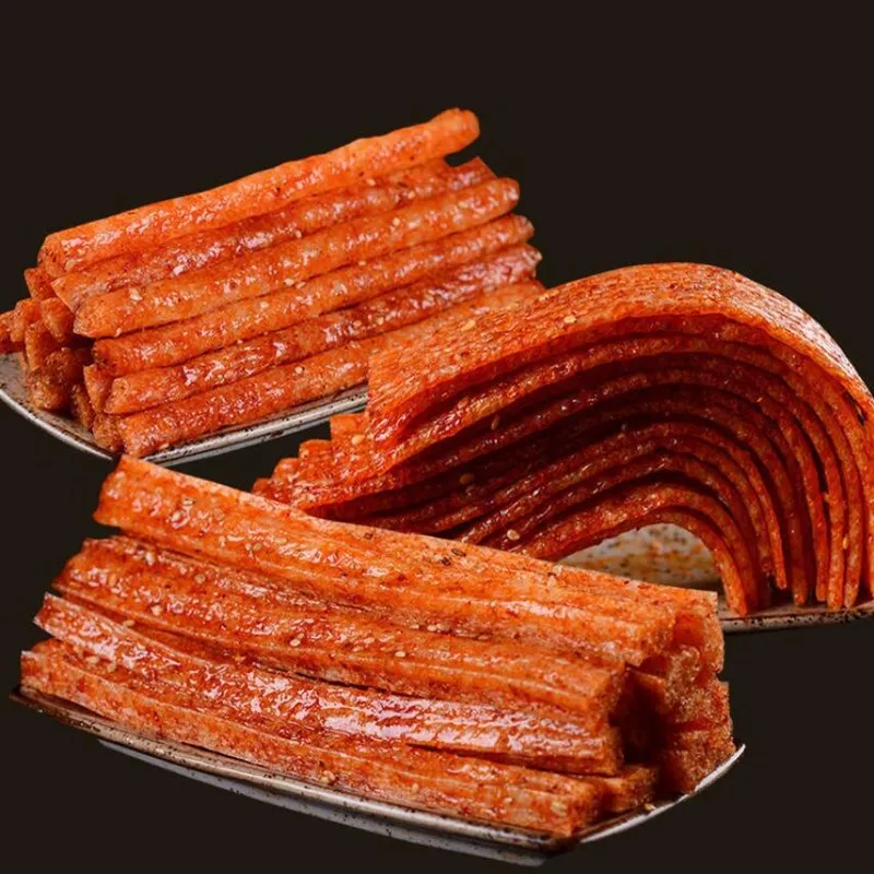 3 X Spicy strips snack Hunan specialty handmade spicy foo d 100g/bag |