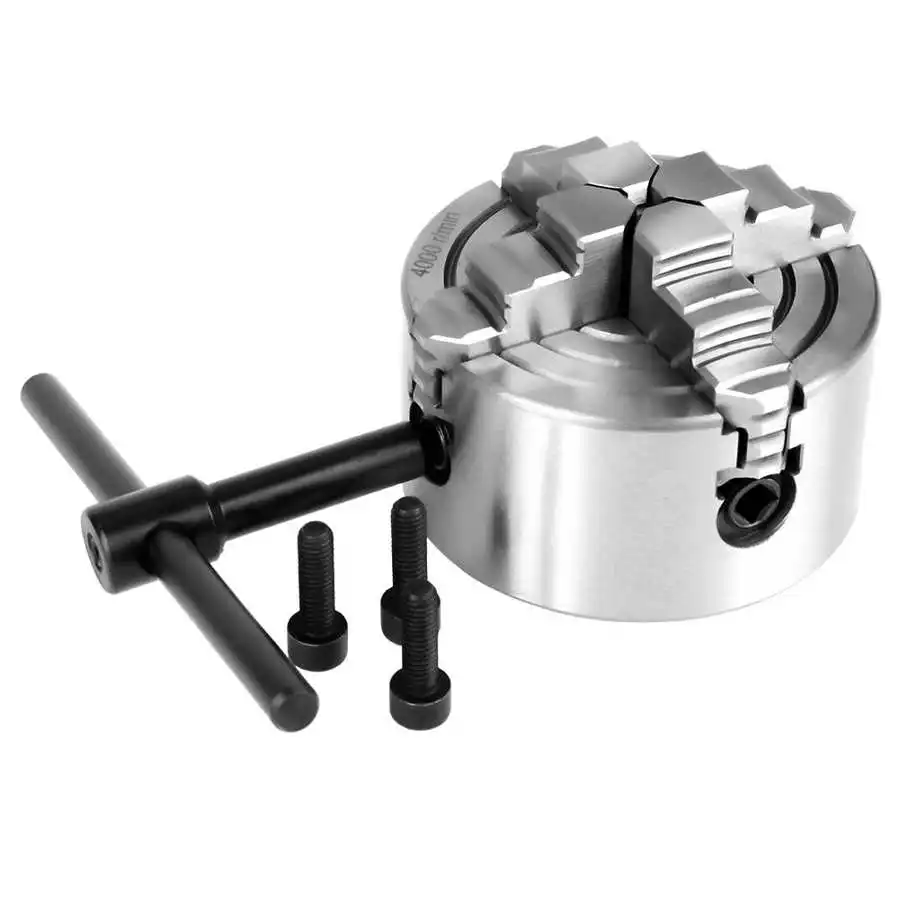 Токарный станок с четырьмя захватами металлический патрон реверсивными и