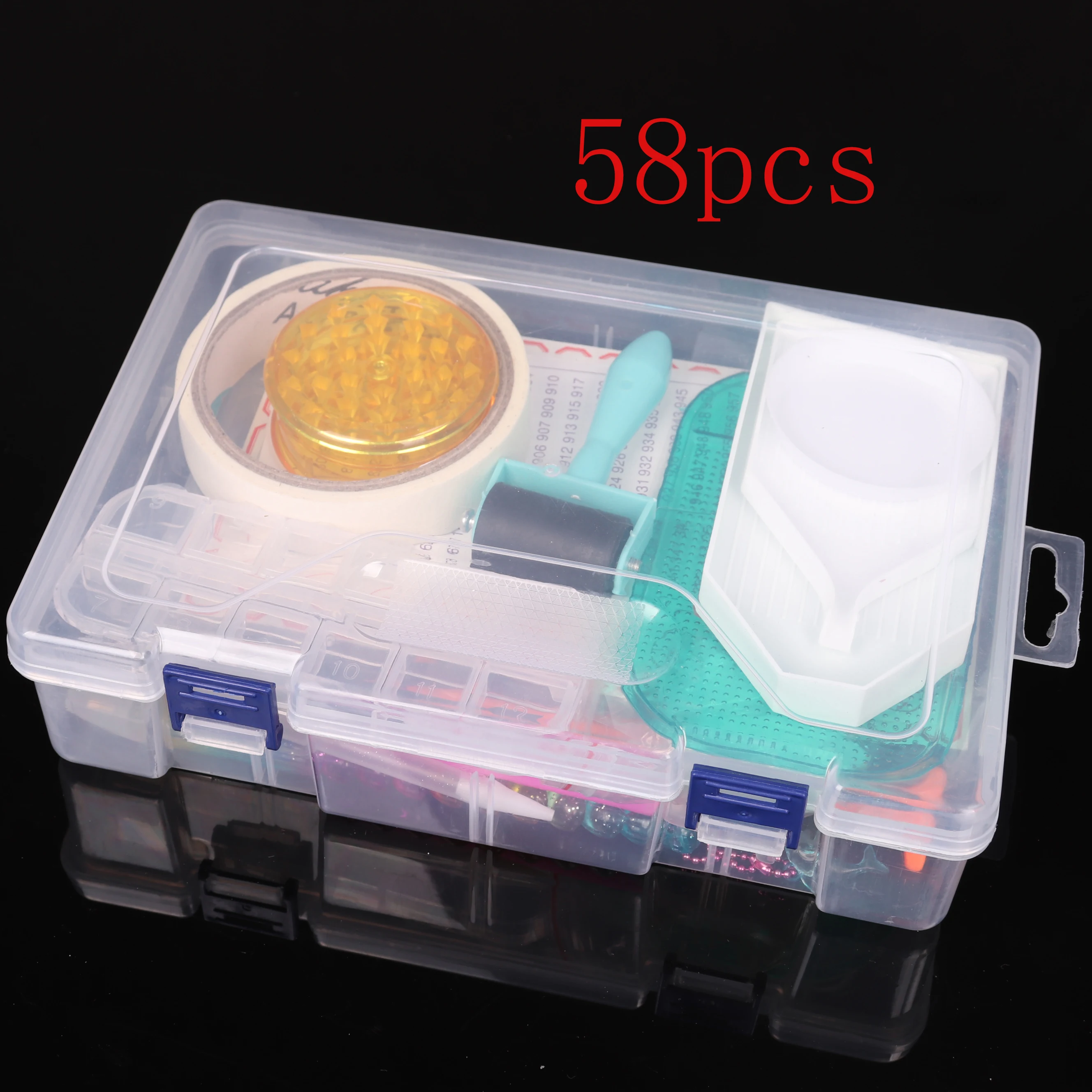 58 шт. 5D инструмент для алмазной живописи Алмазный аксессуар вышивки полный