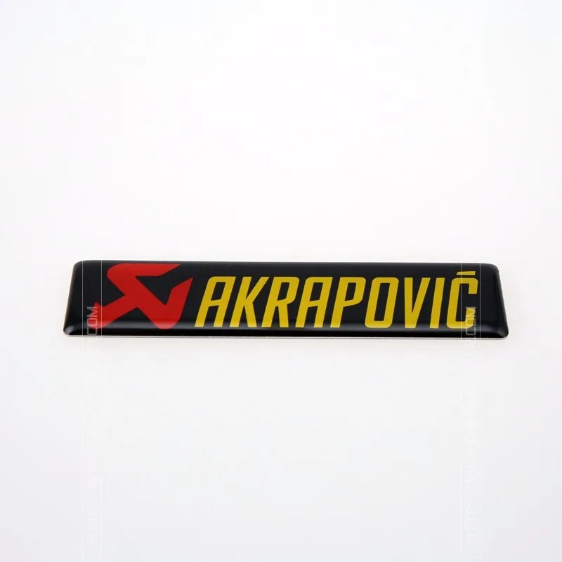 Эпоксидная наклейка ETIE AKRAPOVLC 3M для автомобильных гонок с логотипом эмблема