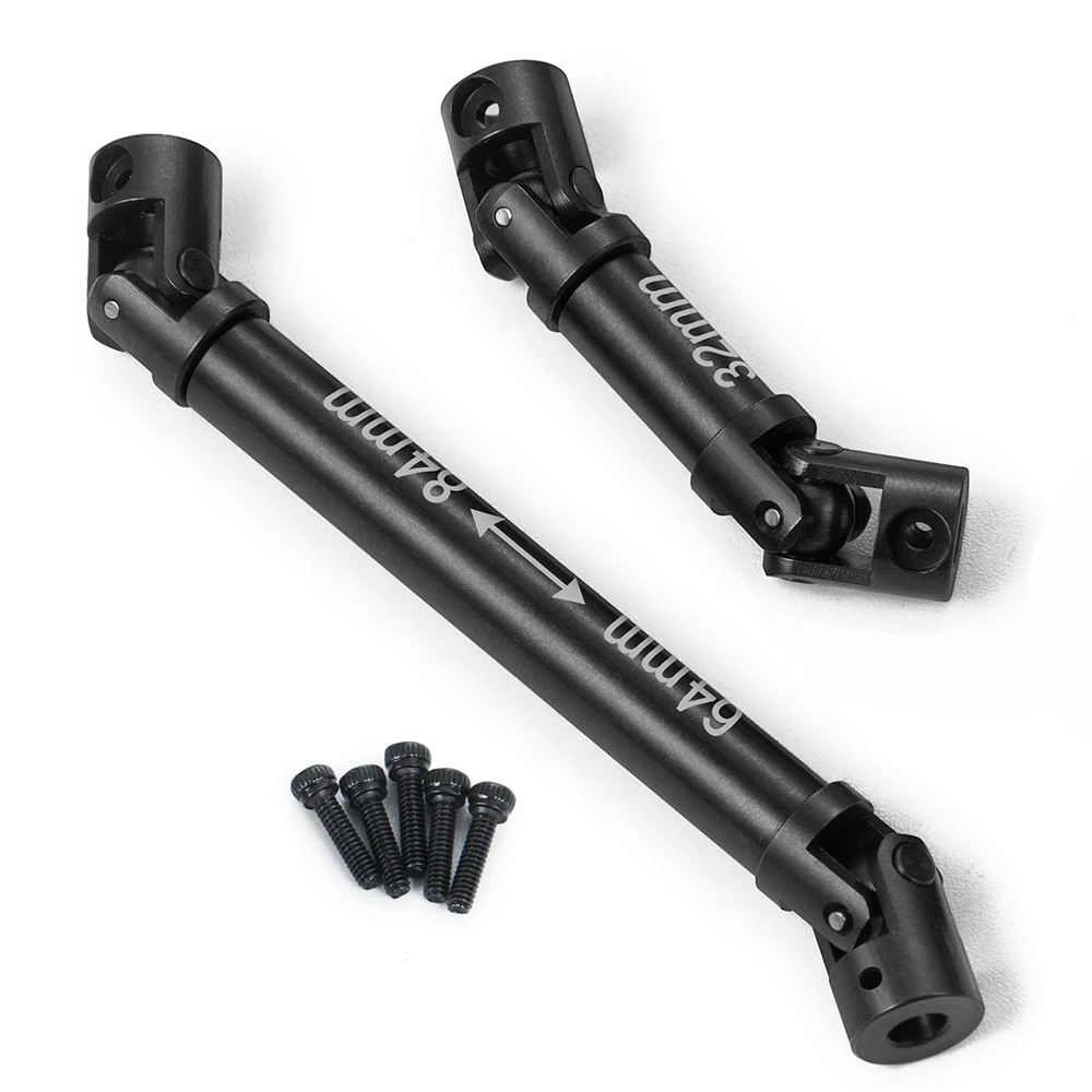 YEAHRUN-eje de transmisi&oacute;n de Metal para coche teledirigido, piezas de eje de transmisi&oacute;n para 1/24 Axial SCX24 AXI90081 AXI00001 AXI00002 RC Crawler-1