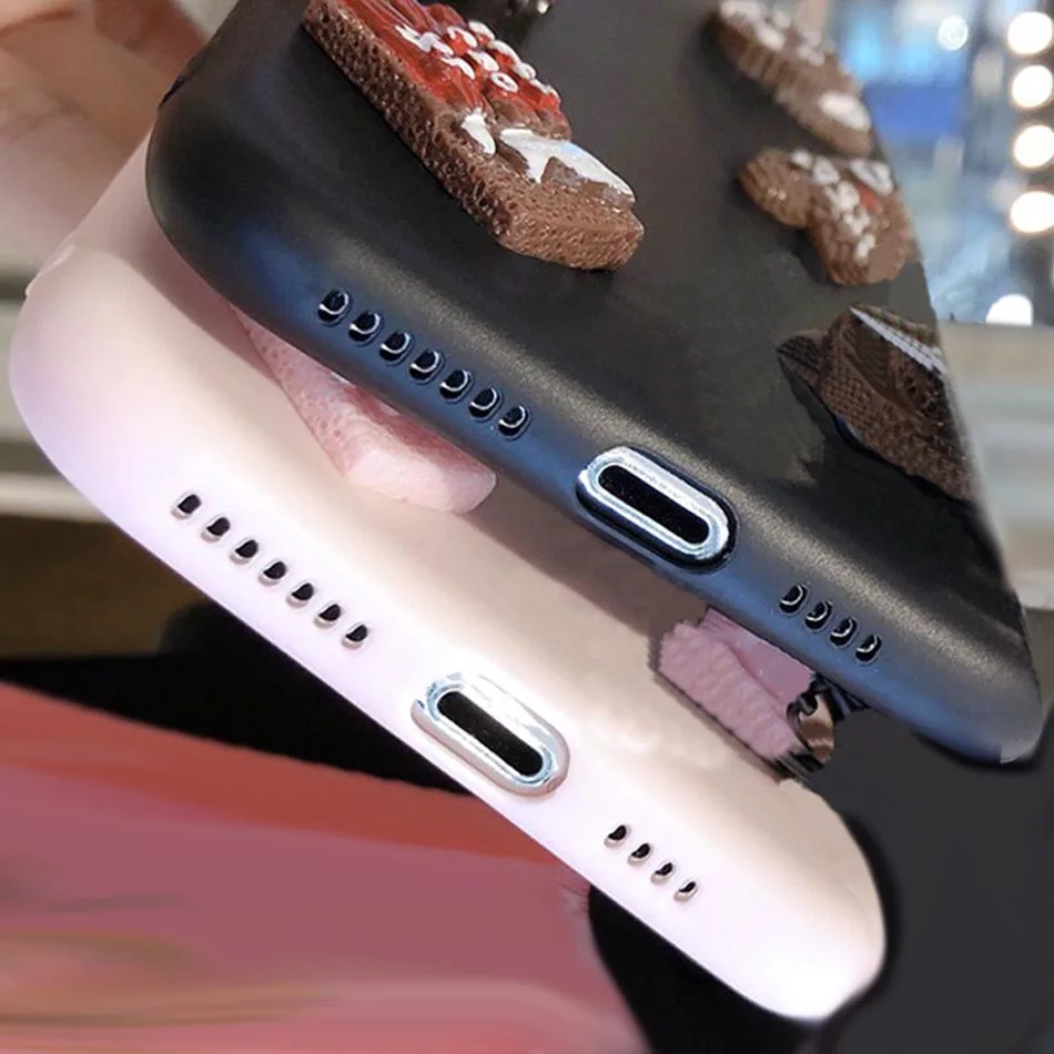 Чехол для Xiaomi Mi Note 10/CC9 Pro/Note 9 Pro Max милый мультяшный Мишка сделай сам карамельный