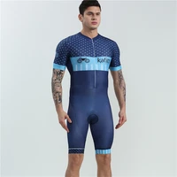 mens bicycle triathlon one piece clothing swimsuit gel cushion straight lycra high quality jumpsuit cycling skinsuit