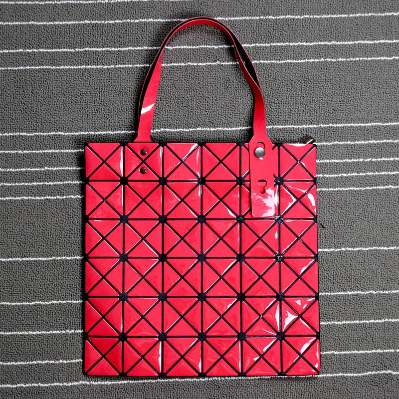 

Women Casual Tote Geometric Bag New Designer Ladies pu handbag Geometric Hand Bag Tote
