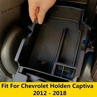 for chevrolet holden captiva 2012 2018 central control armrest storage box pallet container phone cover plastic accessories