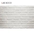 Laeacco серый настенный фон для фотографии, кирпичный белый торт, день рождения, детский портрет, Фотостудия