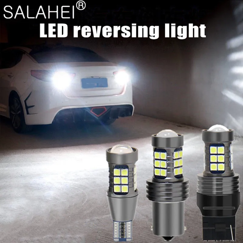 

1156 BA15S P21W LED T15 W16W Lamp T20 7440 W21W Auto Led Bulbs Replace For Car Reversing Light Backup lights White