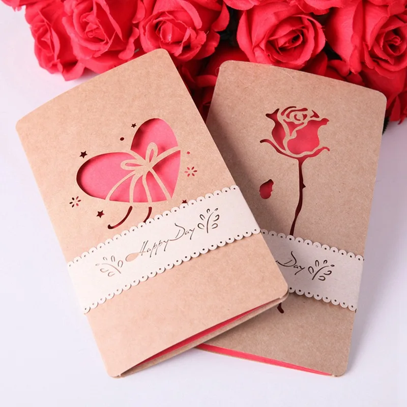 Новый подарок на день рождения открытка Ретро Конверт 3D Pop up поздравительная