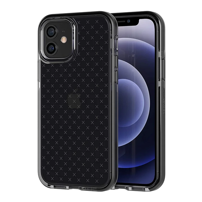 

Прозрачный чехол Tech21, защитный чехол с защитой от падения для iPhone 12 Pro Max Mini, клетчатый однотонный чехол для телефона, защитная задняя крышка
