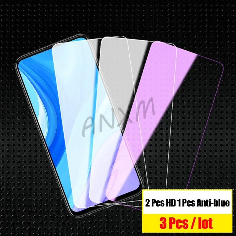 2P HD and 1P Anti-Blu Полное закаленное стекло для huawei P Smart PSmart Plus Z защита экрана 9H анти Blu-Ray закаленное стекло для huawei P Smart Z - Цвет: 2P HD and 1P Anti-Blu