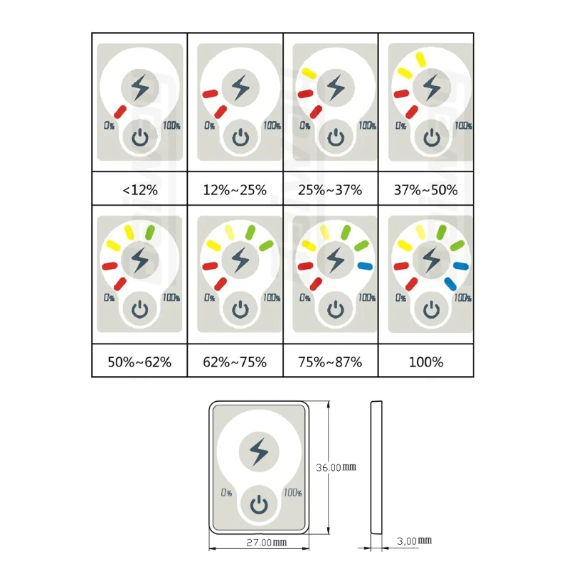 2020 Новый 12 В ЖК дисплей Автомобильный свинцово кислотный литиевый аккумулятор