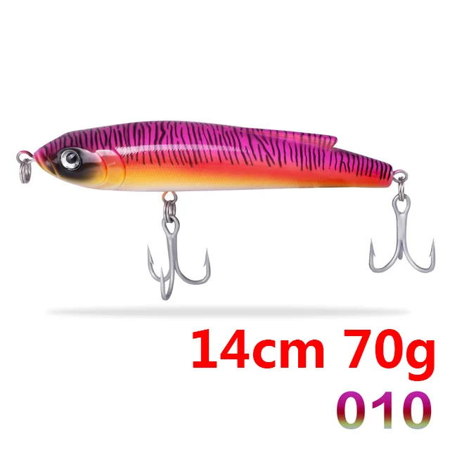 010 Hunthouse GT stickbait Тонущая приманка карандаш морская жесткая приманка для рыбалки Троллинг приманка Тунец Морская рыбалка Япония крюк Сделано noeby - Цвет: 010