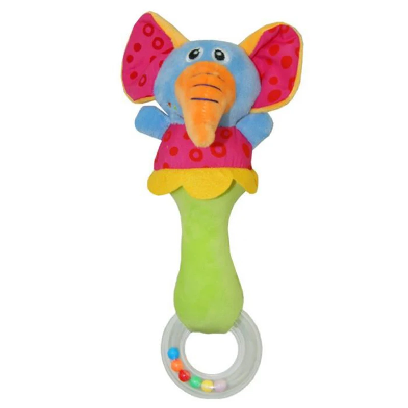 

Baby Rattle Toys Plush Baby Toy Animal Handbells High Quality Newborn Cute Animal Style Toys Mobile Bell Toy Infant Rattle Gift