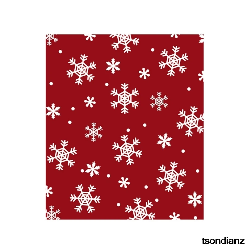 

Christmas Holiday Fleece Blanket Snowflake Red and White Fuzzy Warm Throws for Winter Bedding Home
