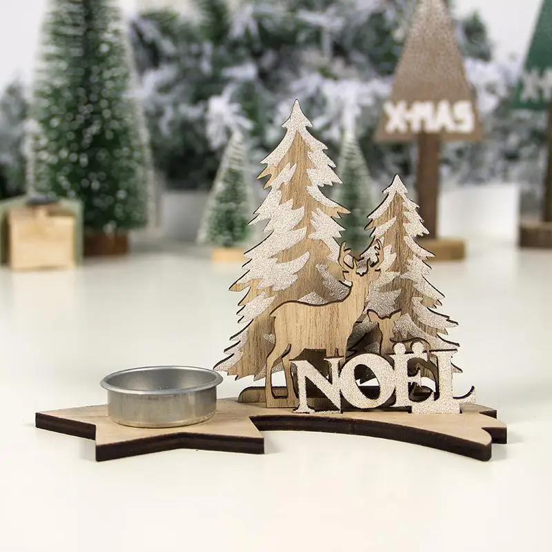 2020 новогодние и рождественские украшения деревянный цветной рисунок сделай сам