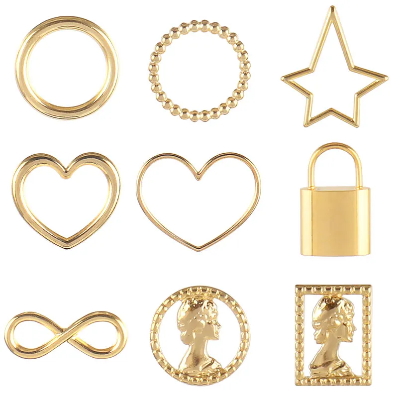 Шармы-подвески из нержавеющей стали 5 шт. | Украшения и аксессуары