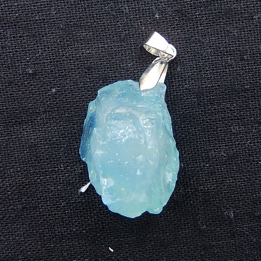 Подвески женские серьги светло-голубые ювелирные изделия подарок драгоценный камень индивидуальный, подарок на день рождения! Серьга голубая с аквамарином бисер 30x25x20 мм, 17,1 г