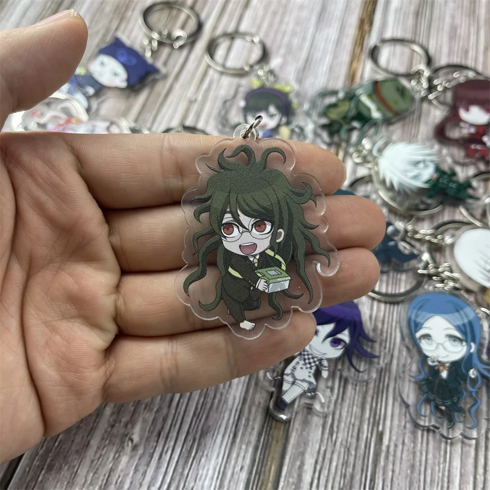 Брелок для ключей Danganronpa V3: Killing Harmony Akamatsu Kaede Ouma Kokichi двусторонний акриловый брелок