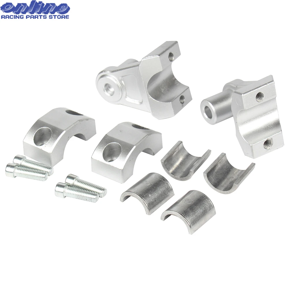 Motorcycle Bar Clamps Raised Handlebar Handle Risers For 22MM 7/8&quot-28MM 1 1/8&quot for Hond.a Kawasak.i Ducat.i Yamah.a K.t.m |
