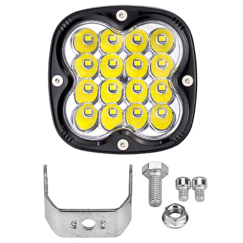 

Car 16 LED Square Work Light 48W White Spot Lighting Universal Truck Auto Bulb
