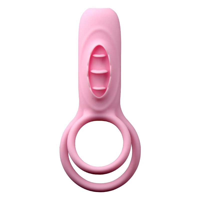 pink Charging Вибрационный замок тонкое кольцо длительные забавные инструменты для взрослых пар секс-товары все - Цвет: pink Charging