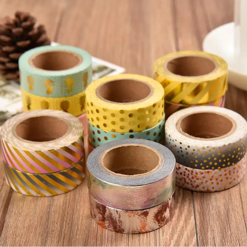 Модная Декоративная Рельефная Бумага washi лента для самостоятельной сборки