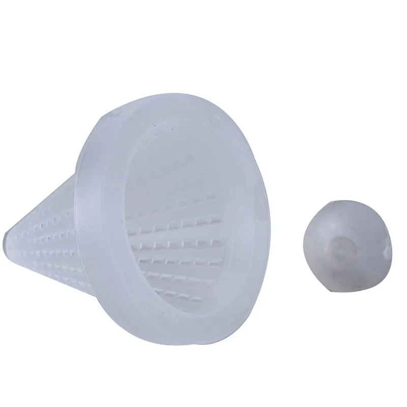 

Useful Aquarium Fish Food Feeder Sucker Plastic White Funnel Feeder Bloodworm Fish Aquarium Food Pet Easy To Use Cup Feeder