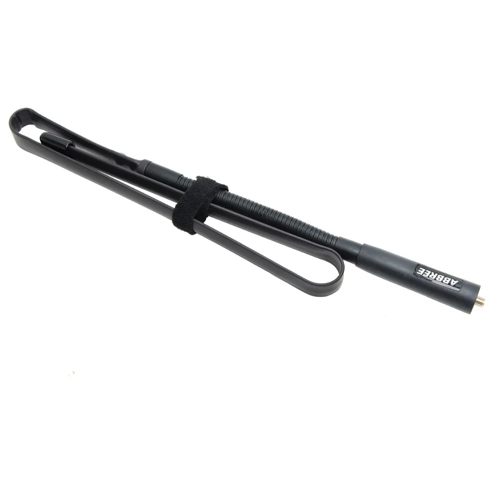 ABBREE AR-152G Gooseneck 88 см SMA-Female 144/430 МГц VHF UHF Двухдиапазонная тактическая антенна для Baofeng UV-5R UV-82 рация