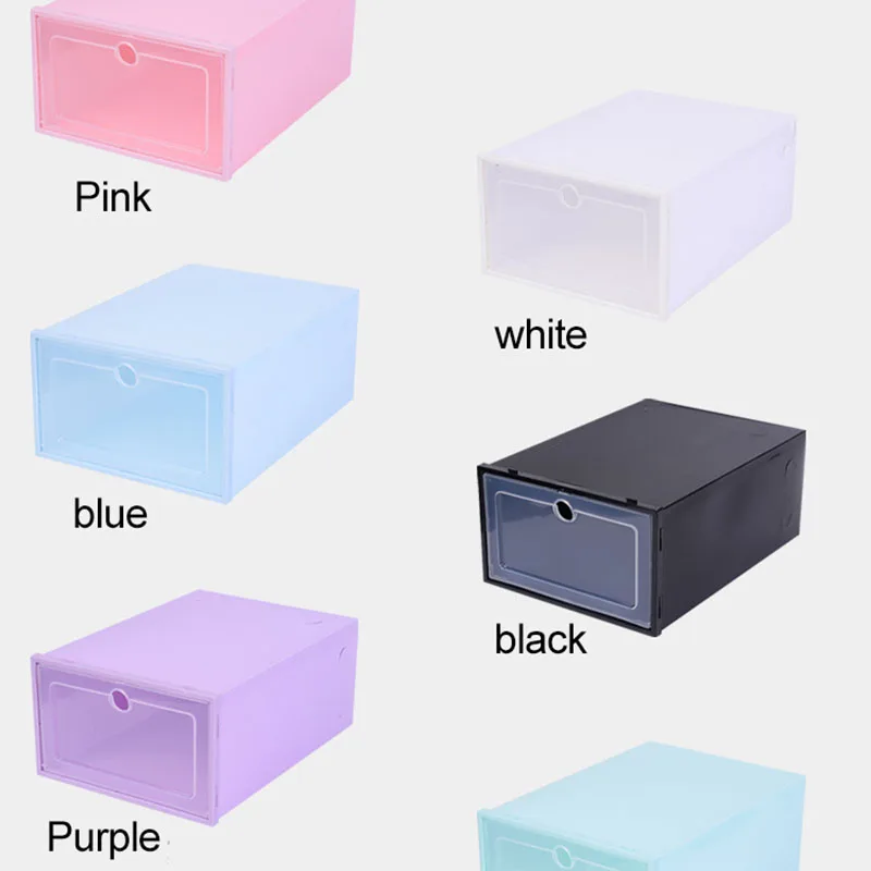 6 шт. утолщенной обувной шкаф пыле обувь Поддержка Экономия пространства стенд