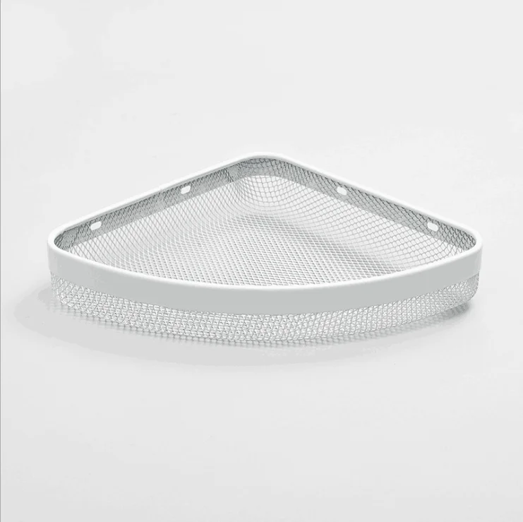 

Punch-free Bathroom Corner Shelf Hot Bathroom Corner Storage Rack Bathroom Shampoo Shower Holder Corner Bathroom Space Saver