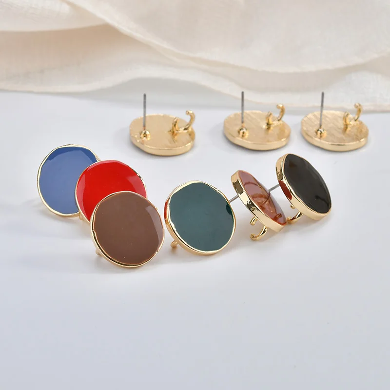 Осенне-зимние нестандартные круглые серьги для ушей из сплава | Украшения и